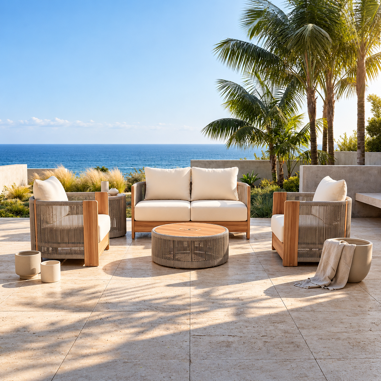 Tuscany Outdoor Sofa Set - Image 3